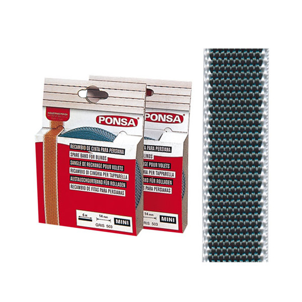 CINTA PERSIANA Nº1 06MT 22MM GRIS BLIS