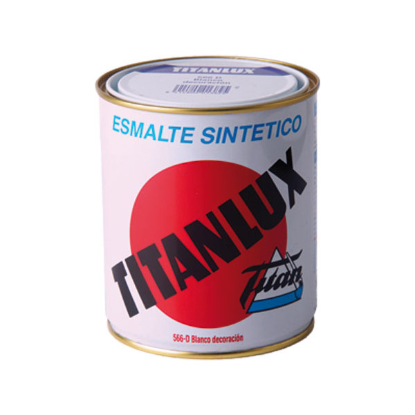 PINTURA ESMALTE TITANLUX BCO.EXT.750ML