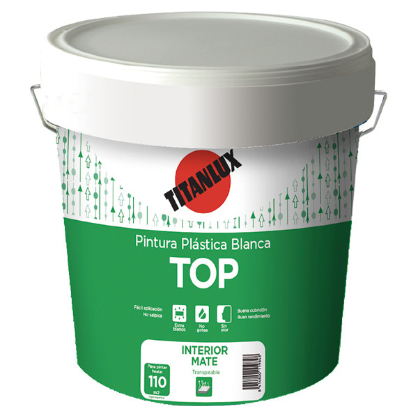 PINTURA PLAST.BCO.TOP MATE INTERIOR 05KG
