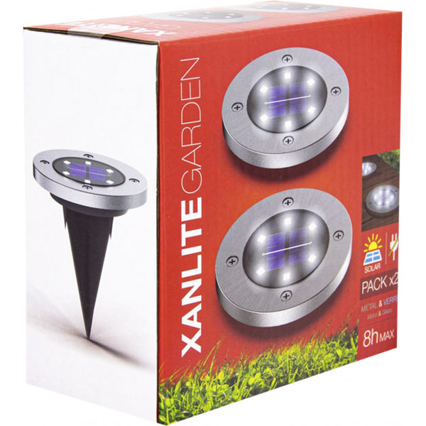 SPOT SOLAR LED 6500K IP44 2 UDS