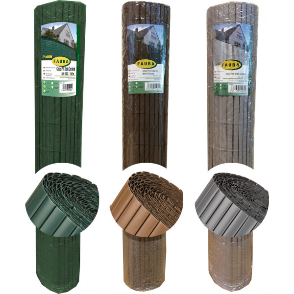 CAÑIZO PVC D/C 15121 VERDE 1,0X3M