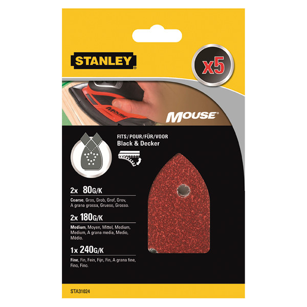 ACC.STA31024XJ 5 LIJAS P/MOUSE G-SURTIDO