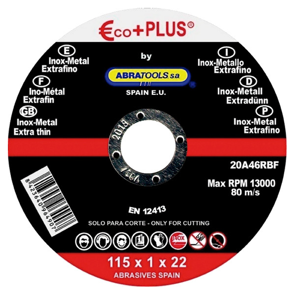 DISCO INOX E+P 20A46RBF 125X1,0X22