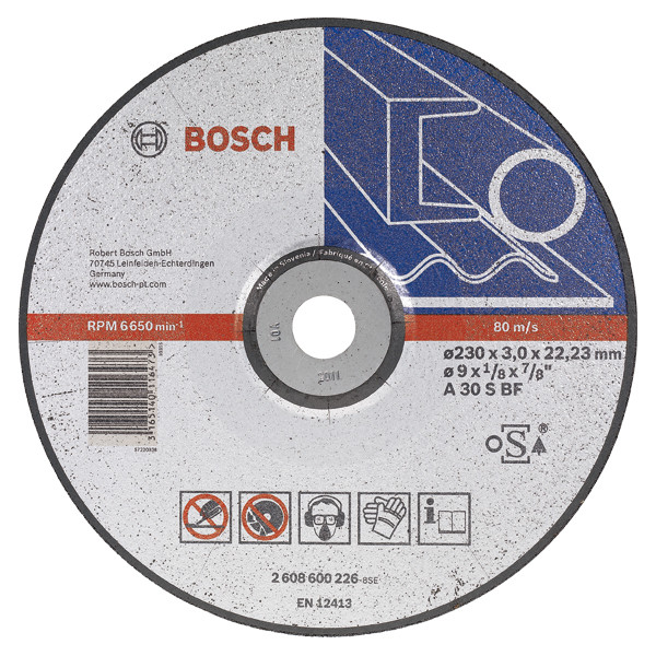 DISCO CONCAVO A30S BF 230X3,0X22,23 C.ME