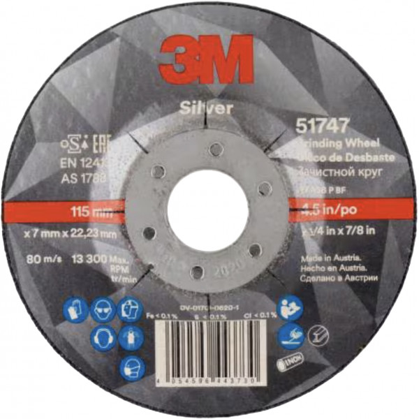 DISCO DESBASTE SILVER T27 51747 115X7,0