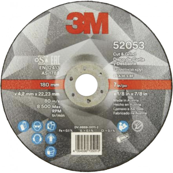 DISCO CORTE+DESBASTE T27 52054 230X4,2