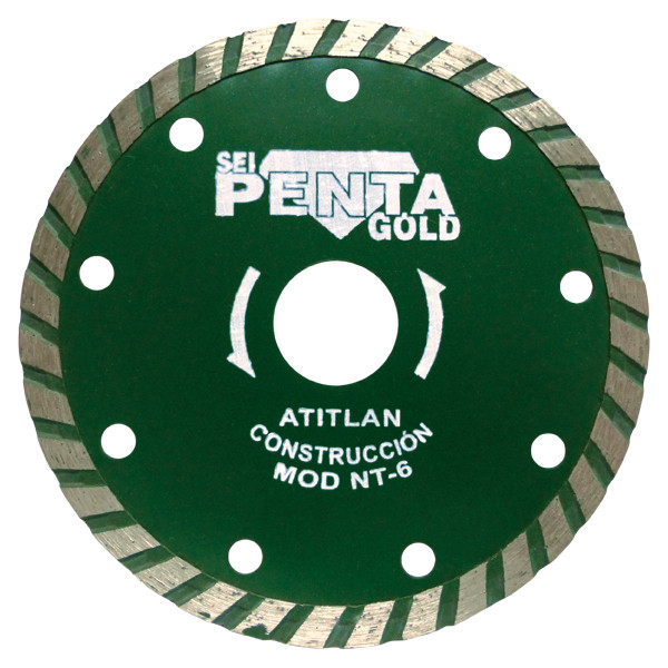 DISCO DIAMANTE NT-6 230 TURBO CONSTRUC.