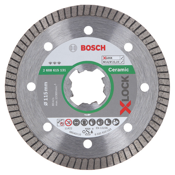 DISCO DIAMANTE X-LOCK B.CERAMIC 115X22,2