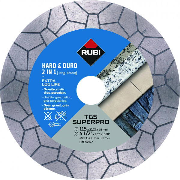 DISCO DIAMANTE TGS 40917 115MM SUPERPRO