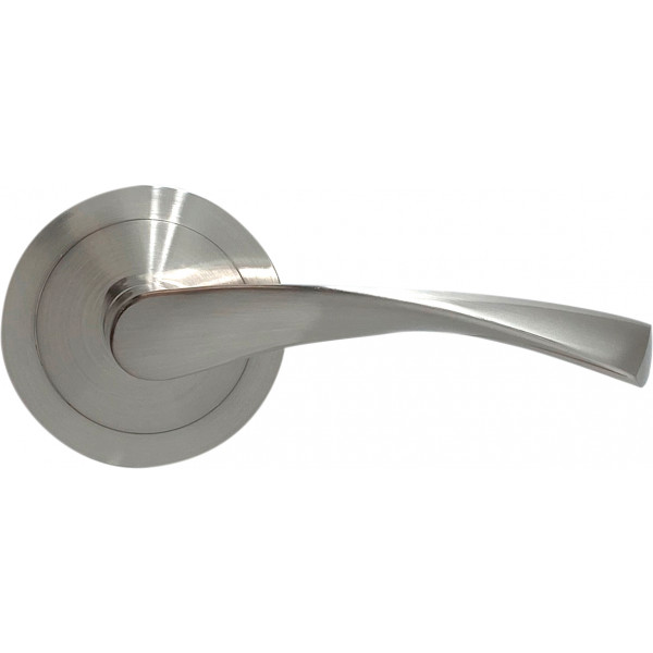 JUEGO ROSETA ANCHA 707 NIQUEL SATINADO