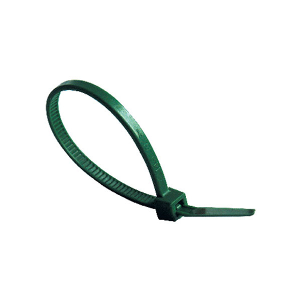 BRIDA NYLON VERDE 3,6X140 BOLSA 100
