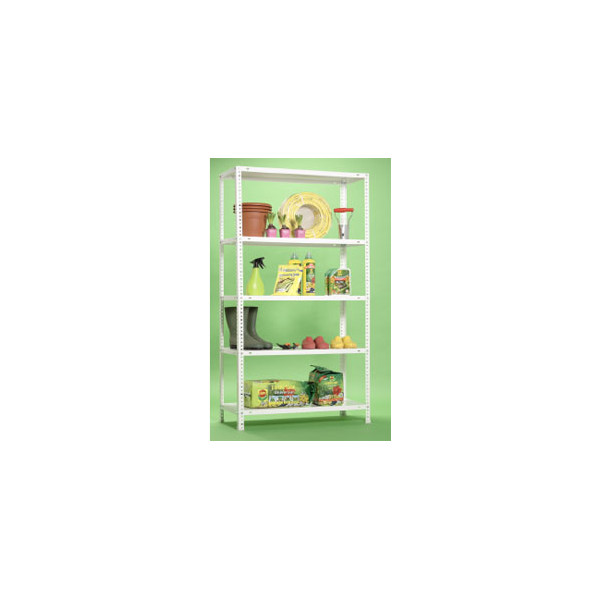 KIT 5 ESTANT.CONFORT 300 1,80X90X30 BCO.