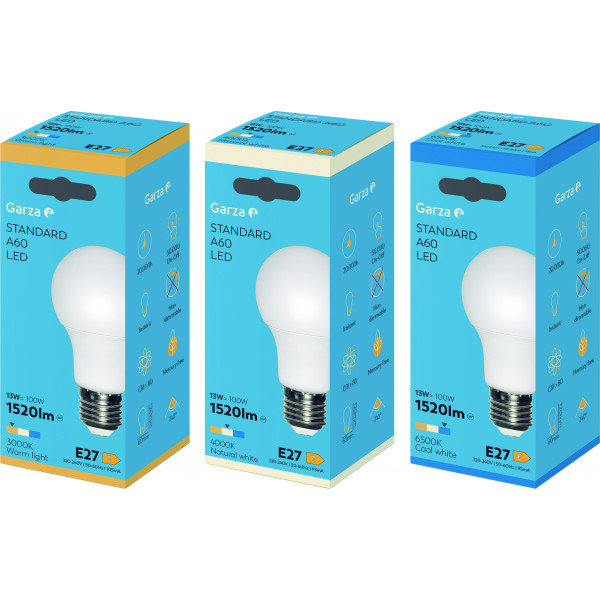 BOMBILLA LED STD 13W E27 1520LM 4000K