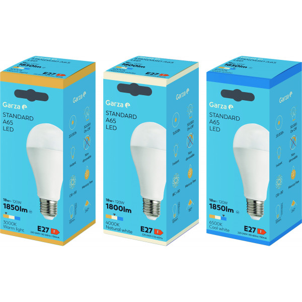 BOMBILLA LED STD 18W E27 1850LM 3000K
