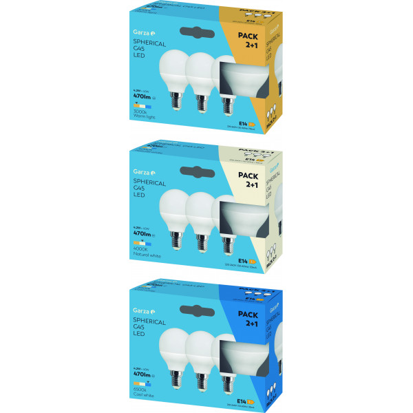 BOMBILLA LED ESF 4,2W E14 470LM 3000K2+1