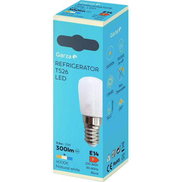 BOMBILLA LED FRIGOST6 3,5WE14 300LM4000K