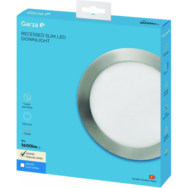 DOWNLIGHT CIRC Ø225 18W 1600LM 4000K NIQ