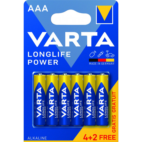 PILA ALC.4903-LR-03 AAA BLIS(4+2) VARTA