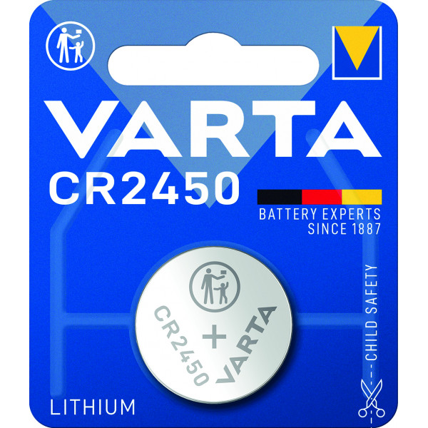 PILA BOTON LITIO CR2450 3V VARTA