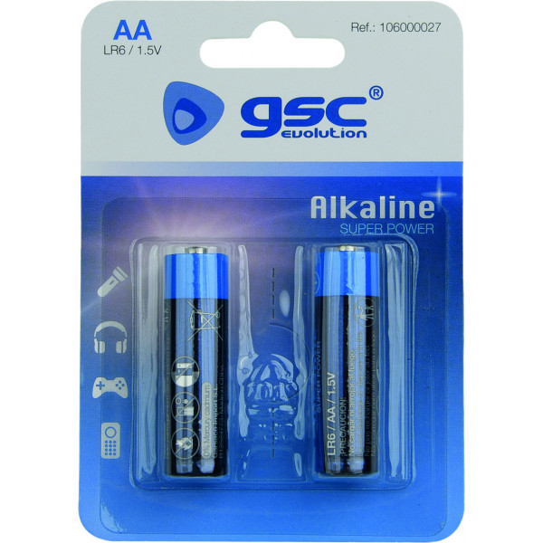 PILA ALKALINA GSC EVOLUT.LR06 (AA) BL(2)