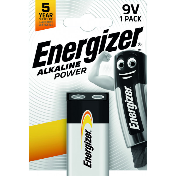 PILA ALCALINA POWER 6LR61 9V BP1