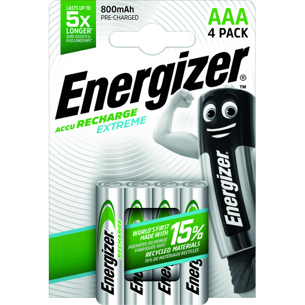 PILA RECARG.EXTREME HR03 AAA 0800MAH BL4