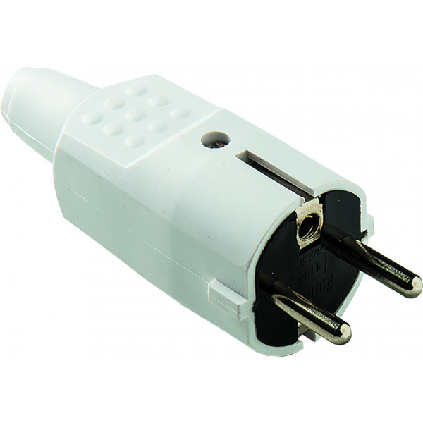 CLAVIJA 1104B 4,8MM TTL GOMA BCO.16A/250