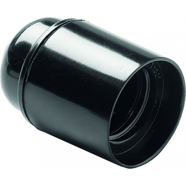 PORTALAMPARA 161 LISO E27 NEGRO 4A