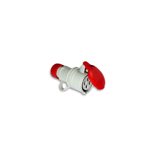 BASE CETAC 1100057 3P+N+T 380V/16A ROJO