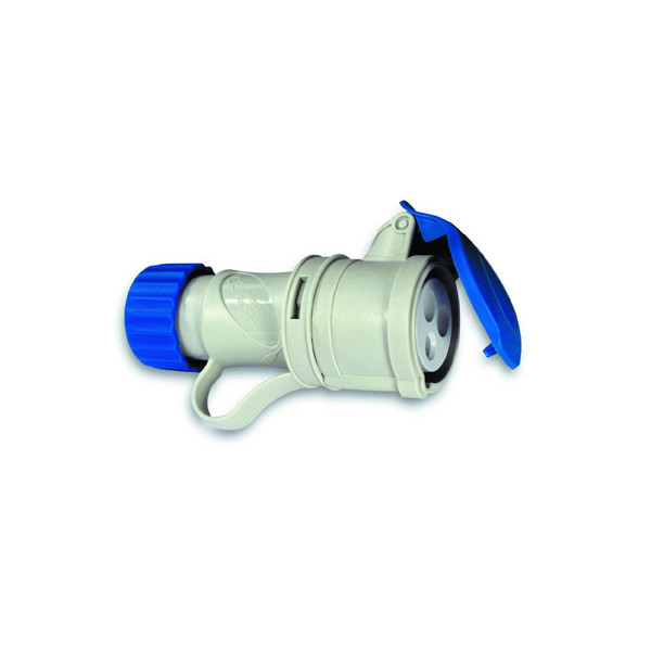 BASE CETAC 1100067 2P+T 220V/32A AZUL