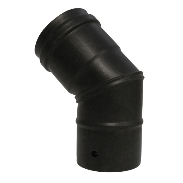 CODO DEKO PELLET 45º 080MM