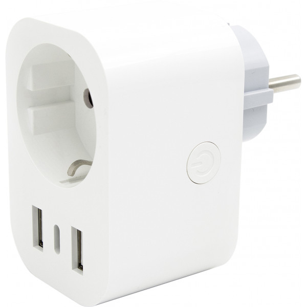 ENCHUFE WIFI EG-EW007MC+ 2XUSB+ 1XUSB-C