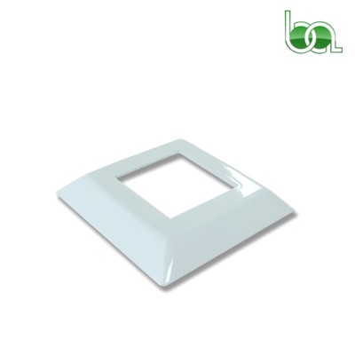 TAPA EMBELLECEDORA BASE PIE BARANDILLA DE ALUMINIO PARA TUBO 30X30