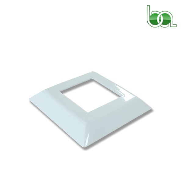 TAPA EMBELLECEDORA BASE PIE BARANDILLA DE ALUMINIO PARA TUBO 30X30