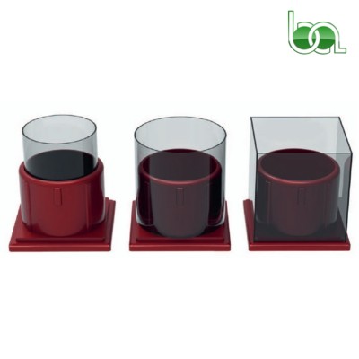 MULTI SOPORTE BASE DE ALUMINIO PARA TUBO 100X100 Ø100 Ø80 LACADO PIE BARANDILLA CON TALADRO PARA TORNILLOS MBA8010