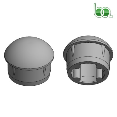 REMATE TAPA DE ALUMINIO PARA PASAMANOS TUBO Ø DE 40