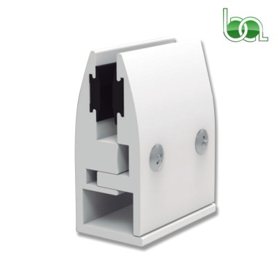 PINZA FIJACRISTALES DE ALUMINIO LACADA RECTA 4-6-8-10-12 MM - FCRE5 ALUMABE