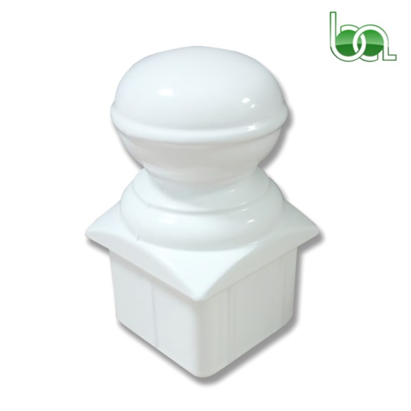 REMATE BOLA DE ALUMINIO LACADO PARA TUBO 80X80 RB8080