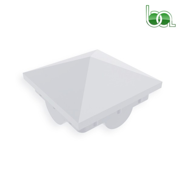 REMATE TAPA PIRÁMIDE DE ALUMINIO LACADO PARA TUBO 60X60 PIR6060