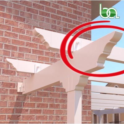 REMATE TAPA PÉRGOLA DE ALUMINIO LACADO PARA TUBO 100X40 PER1040 ALUMABE