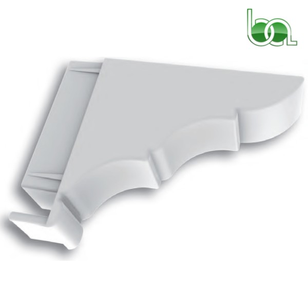 REMATE TAPA PÉRGOLA DE ALUMINIO LACADO PARA TUBO 120X40 PER1240