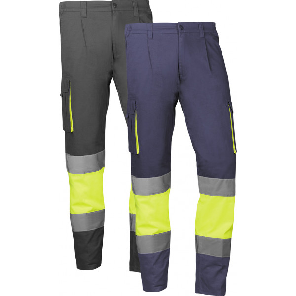 PANTALON A.V.GRIS/AMAR.HV910GYYEL T-L