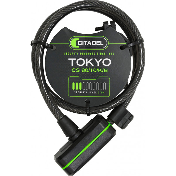 CANDADO FLEXIBLE 80CM CS 80/10/K/B