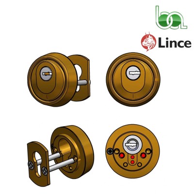 ESCUDO ANTIVANDALICO ACERO ALTA PROTECCIÓN CILINDRO ANTI TALADRO ANTI-GIRO ANTI PALANCA HOPLON LINCE 10200