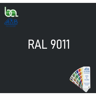 PINTURA EN SPRAY PARA RETOQUE DE ALUMINIO LACADO EN NEGRO GRAFITO RAL 9011 MATE 150ML