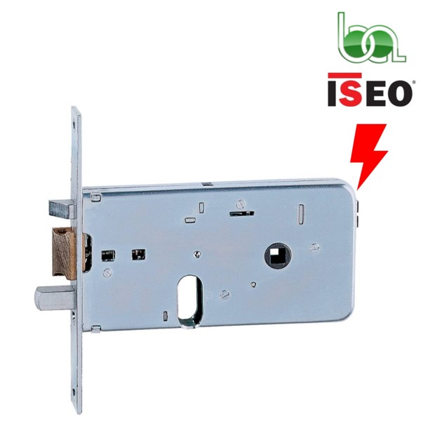 CERRADURA DE EMBUTIR EN ZÓCALO ELÉCTRICA PARA EMBUTIR SÓLO PICAPORTE PARA PUERTAS (SIN CILINDRO) 550602 - 550702 ISEO