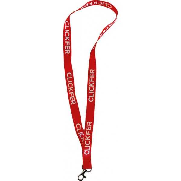 LANYARDS CLICKFER ROJO