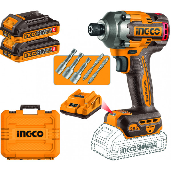 ATORNILLADOR IMPACTO 20V 2B 2AH+MAL